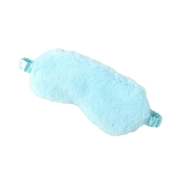 Antifaz para dormir suave, antifaz para dormir cómodo y peludo de imitación de satén, antifaz para dormir, antifaz para dormir para mujeres y hombres, parche para el ojo de regalo