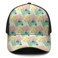 thumbnail image 2 of Design Pattern Baseball Cap – Stylish Spliced Design Adjustable Trucker Hat with Full Print Front & Brim, Breathable Cotton Blend Snapback for Sports, Travel & Daily Wear, 2 of 3