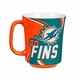 thumbnail image 1 of Taza De Cerámica NFL 400ml Evergreen Con Caja Dolphins, 1 of 3