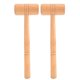 thumbnail image 2 of Martillo de joyería, 2 piezas/juego de martillo de madera para procesamiento de bricolaje, herramienta de procesamiento de metal, respuesta rápida, 2 of 8