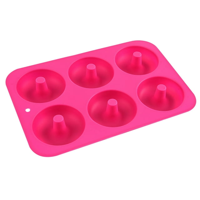 Meitianfacai Cake Mould Baking Mold, 6-Cavity Donut Baking Pan Non-Stick Dishwasher Decoration Tools