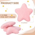 thumbnail image 2 of BlinkLLX 2 Pcs 15.7 Inch Pink Star Pillow Plush Star Throw Pillow Cute Pillows Aesthetic 3D Throw Stuffed Cushion Decorative Gift Room Decor for Bedroom Sofa Chair, 2 of 12
