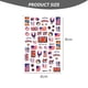 thumbnail image 2 of Calcomanías para uñas del 4 de julio, autoadhesivas, diseño de bandera patriótica del Día de la Independencia, decoración de uñas (8 hojas), 2 of 6