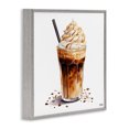 thumbnail image 3 of Stupell Industries Modern Coffee Dessert Drink Gray Framed Giclee Art, 17 x 17, by RB, 3 of 8