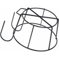 thumbnail image 5 of 2 ganchos redondos para soporte de flores, soporte redondo para macetas de balcón, valla de soporte de maceta de metal, valla colgante para barandilla de maceta, apto para balcón, jardín, valla, interior y exterior, 5 of 5