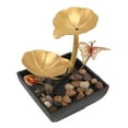 thumbnail image 3 of Desktop Fountain Ornament, Simple Installation Fountain Waterfall Decoration Flowing Water Design  For Living Room US Plug 110V, 3 of 8