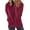 Wine, variant on TAGOLD Womens Hoodie Sweatshirt,Fashion Woman Long Sleeve Zipper Open Front Loose Outerwear Printing Blouse Coat Tops Pockets Hooded Blouse
