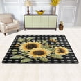thumbnail image 3 of Non-Slip Area Rug 36"x24" Indoor Washable Floor Mats Carpet Printed for Living Room, Bedroom, Home Decor Beautiful Sunflowers, 3 of 7