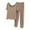 Khaki, variant on Uaswgudfs Womens Short Sleeve Pajamas Set Cotton Pj Sets Scoop Neck Cropped Top and Jogger Pants Ruffle Sleepwear Summer 2 Piece Loungewear