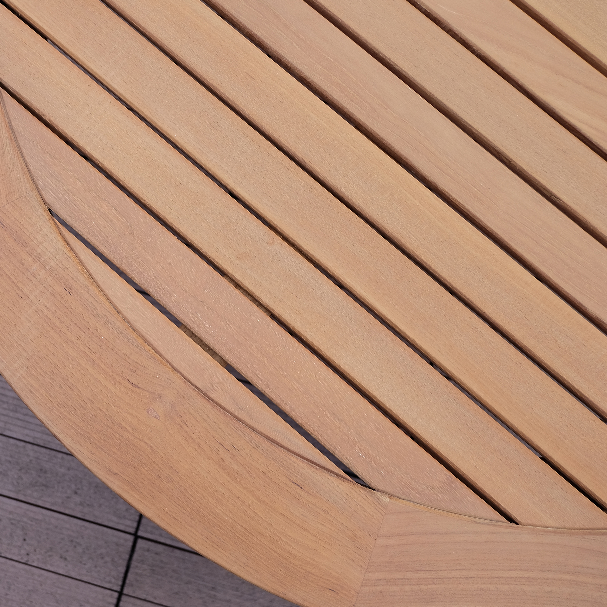 Caterina Teak Patio Round Coffee Table
