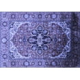 thumbnail image 1 of Ahgly Company Machine Washable Indoor Rectangle Oriental Blue Industrial Area Rugs, 7' x 10', 1 of 4