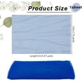 thumbnail image 5 of 5.5x1.7 Yards Blue Tulle Fabrics Chiffon Sheer Crepe Fabric Blue Fabric Tulle Bolt Chinlon Tulle Sheer Voile Chiffon Fabric for Gift Wrapping DIY Sewing Crafts Wedding Party Decorations, 5 of 9
