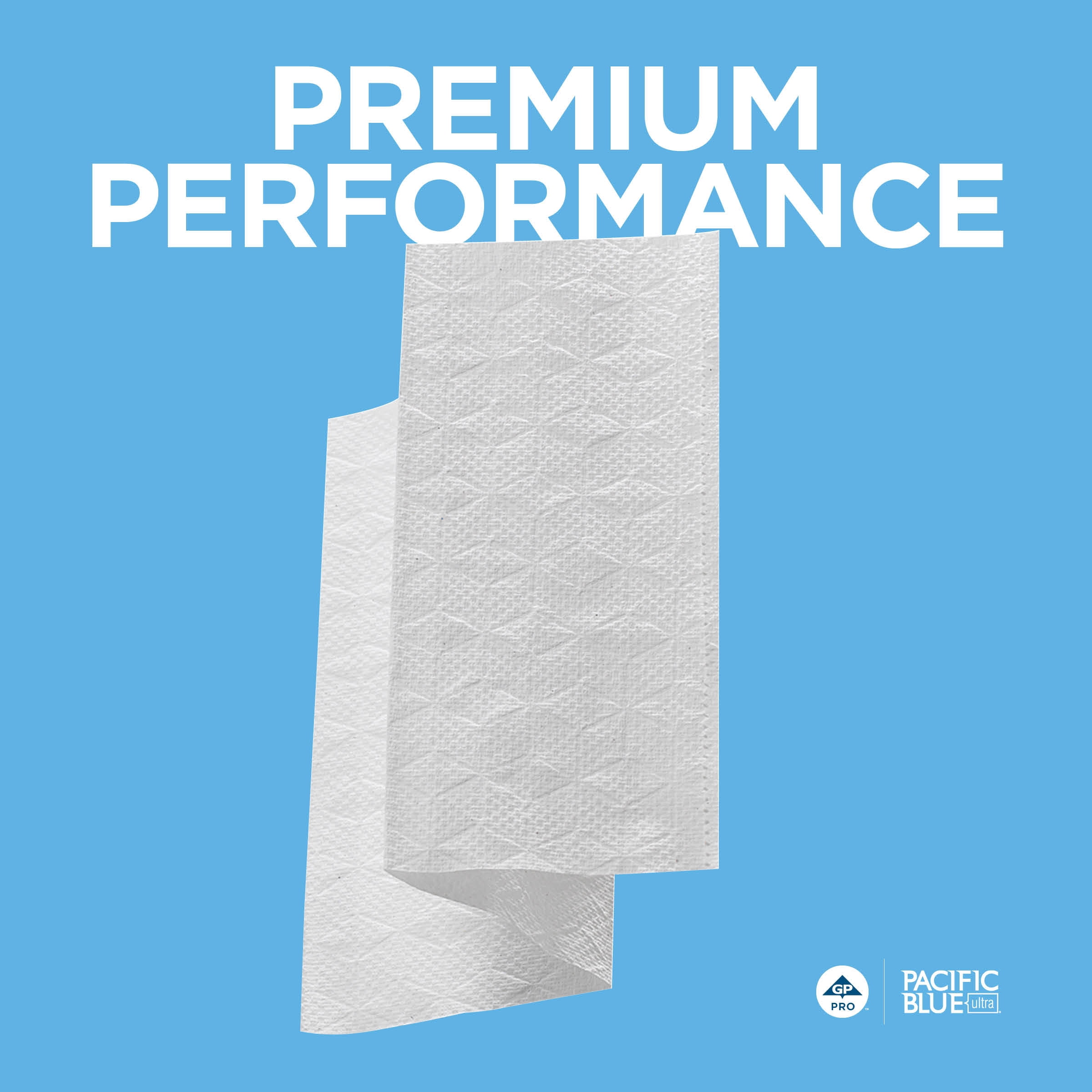Pacific Blue Ultra® Z-Fold Paper Towels by GP PRO (Georgia-Pacific), White, 2,600 Towels Per Case