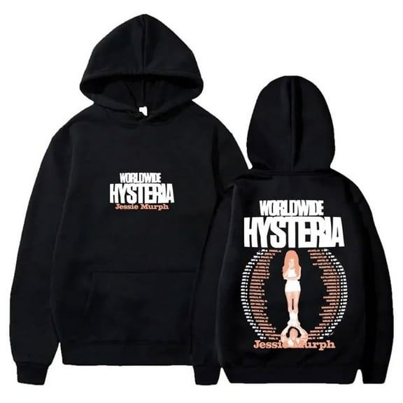 Jessie Murph Worldwide Hysteria Tour 2025 Hoodies Unisex Fashion Sweatshirt Pullover Casual Streetwear
