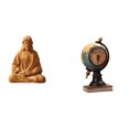 thumbnail image 1 of Estatua del Corazón de Jesús,Estatua del Sagrado Corazón de Jesús para decoración del hogar,Figura católica de Jesús,Figura de escritorio,Reloj de mesa con forma de globo terráqueo para, 1 of 8