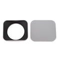 thumbnail image 2 of Camera Lens Hood, Square Metal Anti Glare Hood w Flash Compatibility, Aluminum Alloy Scratch Protection Precise Fit, 2 of 7