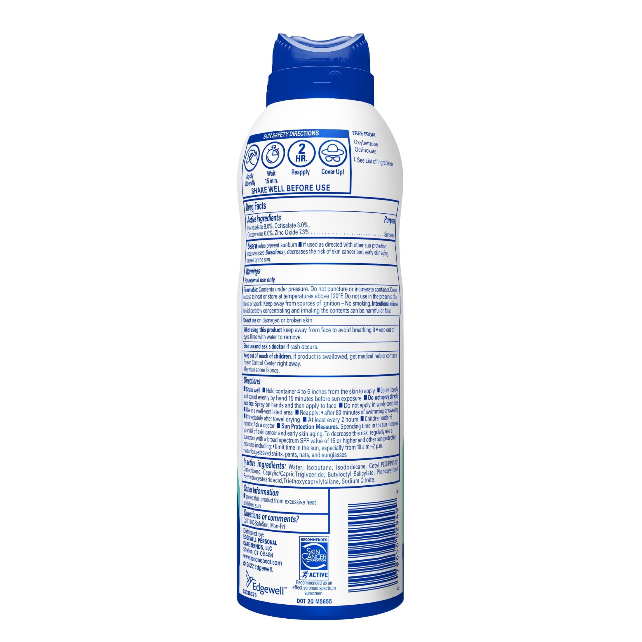 Banana Boat Sensitive Mineral Enriched Sunscreen Spray SPF 50, Sensitive Skin Sunscreen, 6 oz