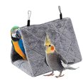 thumbnail image 1 of Hamaca para loros WEIHJMXG Nido de pájaro felpa suave y cálida 13 x 15 x 24 cm gris, 1 of 5