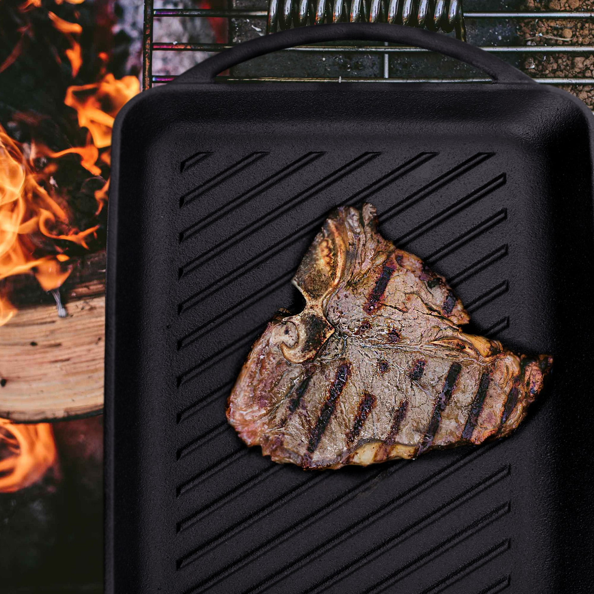 General Store Addlestone 14.5 Inch Preseasoned Cast Iron Griddle