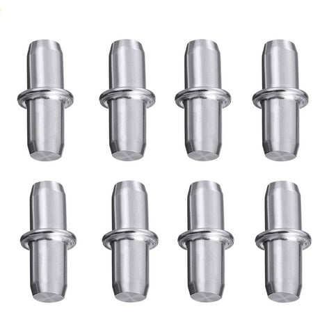 

50 Pieces Shelf Pegs 5mm Cabinet Furniture Shelf Support Pegs Nickel Plated