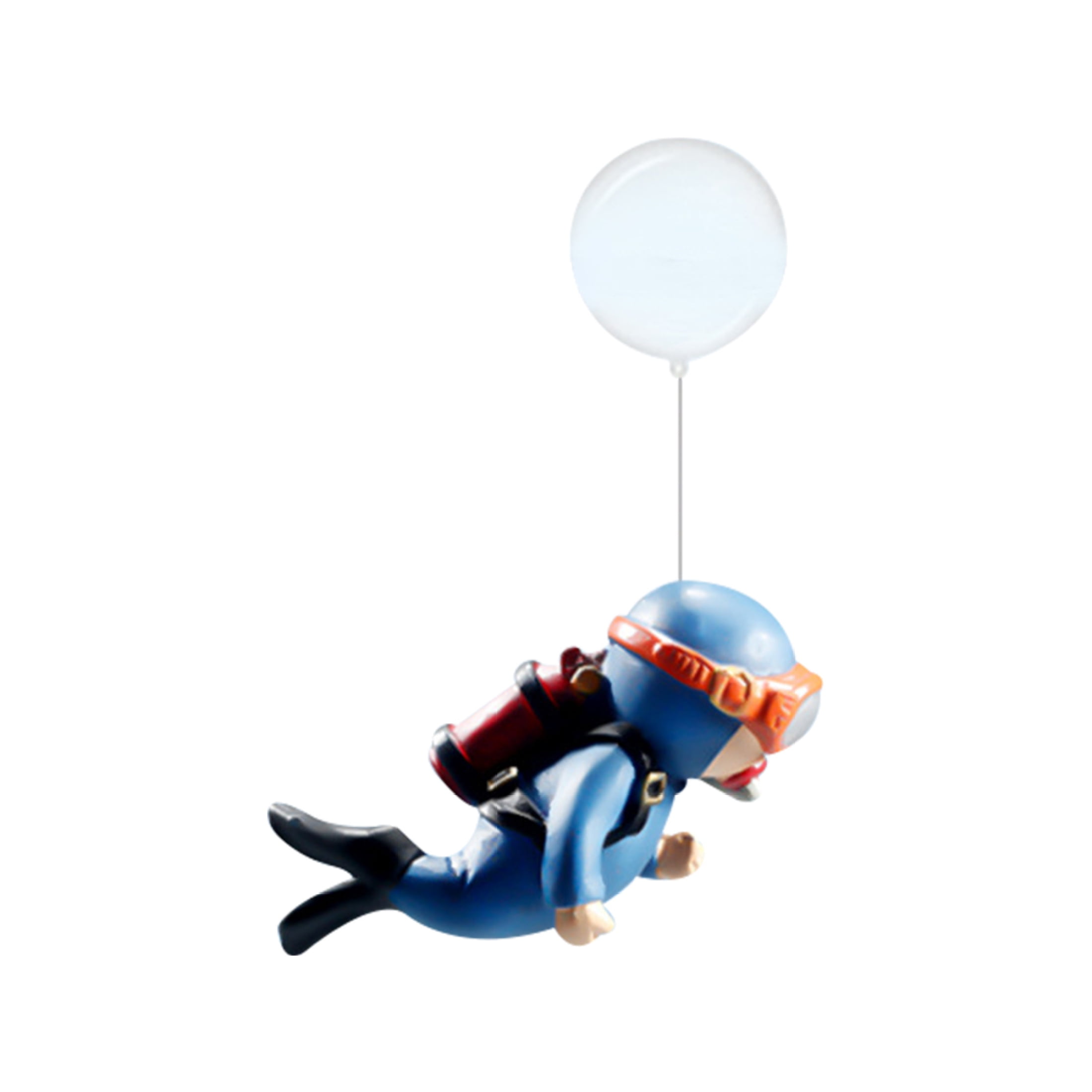 LICHENGTAI Fish Tank Floating Decoration Diver Aquarium Ornaments Fish