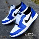 thumbnail image 1 of N I-K-E A i r-Jor-dan 1 Retro Low OG Shoes White Black Game Royal CZ0790-140 Mens & GS, 1 of 6