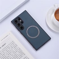 Dteck for Samsung Galaxy S24 Ultra Case Compatible with Magsafe, Magnetic Protective Slim Thin Dual Layer Shockproof Bumper Full Body Rugged Hard Back Anti-Scratch Cover, Green