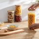 thumbnail image 4 of Juego de 5 Tarros de Vidrio, Frascos de Vidrio con Tapas de Herméticas, Recipientes de Vidrio para Almacenamiento de Alimentos, Contenedores de Vidrio, Botes Herméticos para Cocina, 4 of 8