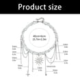 thumbnail image 5 of Delicate Sunflower Necklace Star Heart Detail Comfortable Everyday Jewelry Gift, 5 of 10
