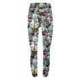 thumbnail image 7 of SNOWSONG Christmas Leggings for Women, Plus Size Leggings Women High Waisted Workout Pants Tummy Santa Print Holiday Legging Tights, Womens Leggings, Tummy Control Leggings Hot Pink M, 7 of 7