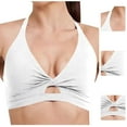 thumbnail image 6 of OSOLU Women's Running Fitness Vest Sports Underwear Shockproof Yoga Clothing Dress With Cushion Bra Workout Sports High Support Comfortable Bralettes White M, 6 of 6