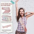 thumbnail image 4 of Birthday Crowns , Rose-gold Birthday Girl Sash & Birthday Tiara, 4 of 5