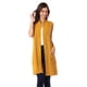 thumbnail image 1 of Chaleco ligero tejido con bolsas color Mostaza AMAD Casual para mujer Talla S, 1 of 5