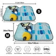 thumbnail image 3 of Balery French Bulldog Dog In A Bathtub Windshield Sun Shade, Car Front Window Sunshade Cover ,Automotive Interior Portected Blocks Uv Rays For Car Pickup Truck Suv Accessories- Medium, 3 of 7