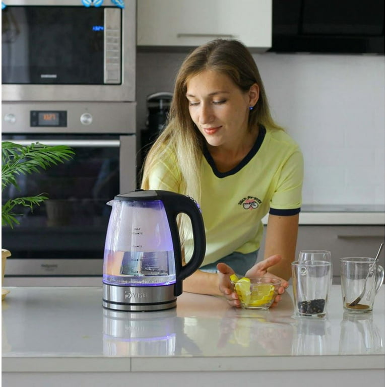 Variable Temperature Electric Kettle 2.0L Glass for Tea Coffee