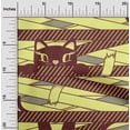 thumbnail image 2 of oneOone Rayon Yellow Fabric Kids Craft Projects Decor Fabric Printed By The Yard 56 Inch Wide, 2 of 4
