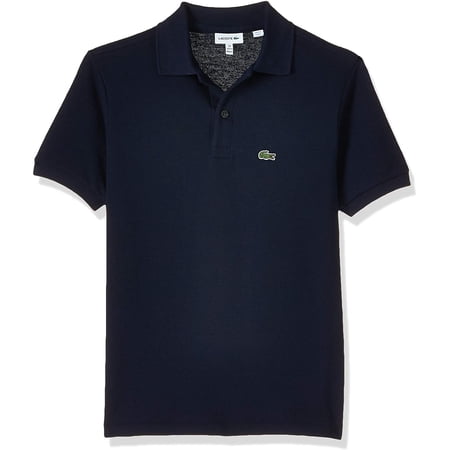 Lacoste Boys Short Sleeve Classic Pique Polo Shirt 2T Navy Blue