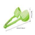 thumbnail image 3 of Food Clips Category Handheld Round Slicer for Tomatoes Potatoes Multifunction Quick Cutter Bowl Lid Included Kitchen Gadget for Fast Food Prep, 3 of 8