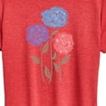 thumbnail image 3 of Instant Message - Hydrangeas - Women's Short Sleeve Graphic T-Shirt, 3 of 6