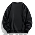 thumbnail image 3 of GigrtiJin Men's Trendy Casual Sweatshirt Color Block Crew Neck Long Sleeve Pullover Blouse Baggy Running Tops, 3 of 3