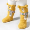 thumbnail image 2 of Girls Funny Fuzzy Socks Novelty Cute Winter Warm Slipper Home Sleeping Socks Clothes, 2 of 5