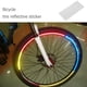 thumbnail image 3 of Pegatinas reflectantes de PVC para neumático de bicicleta ciclismo motocicleta, 3 of 7