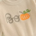 thumbnail image 4 of Toddler Baby Boy Girl Halloween Sweater Knit Chunky Pumpkin Sweaters Oversized Pullover Sweatshirt Tops Fall Winter Clothes, 4 of 8