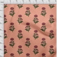 thumbnail image 3 of oneOone Viscose Chiffon Peach Fabric Floral Block Sewing Craft Projects Fabric Prints By Yard 42 Inch Wide, 3 of 4