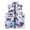Camouflage Pattern, variant on Running Horse Kids Sleeveless Vests with Pockets, Warm Polyester Lightweight Zip up Vest for Winter Fall Everyday Wear