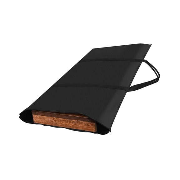 Zippered Table Leaf Cover 52x28 Inch Polyester Storage Bag Water Resistant With Comfortable Strap For Long Term Protections