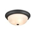 thumbnail image 4 of 4605-MB Millennium Lighting Whitton - 3 Light Flush Mount-5.5 Inch Tall and 5.5 Inch Wide-Matte Black Finish, 4 of 5