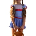 thumbnail image 1 of TheFound Dorothy Costume pour Filles, Costume Dorothy pour Filles, Costume Dorothy d'Halloween pour Enfants, Costume Dorothy pour Filles Robe à Carreaux, 1 of 8