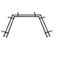 thumbnail image 2 of 5/8" Dia Bay Window Double Curtain rod, Adjustable 20"-36", 38"-72" - Black,(DP063Bay-2D), 2 of 3