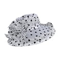 thumbnail image 2 of Eoperou Breathable Sunscreen Hat Wide Brim Lace Floral Design Dot Women Sunhat for Daily Wear, 2 of 8